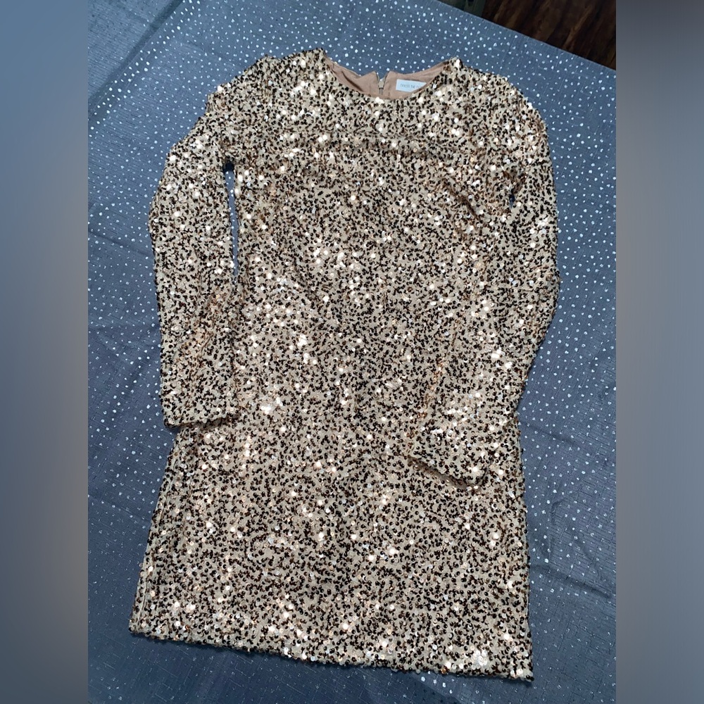 Dress The Population Gold‎ Sequin Dress XS - Picture 2 of 6